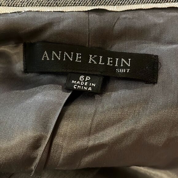 Anne‎ Klein 6P gray suit jacket - Picture 3 of 4